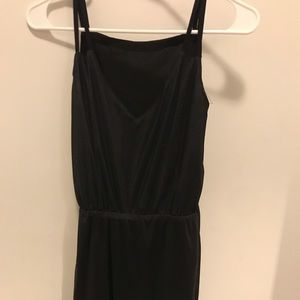 Black spaghetti strap summer dress